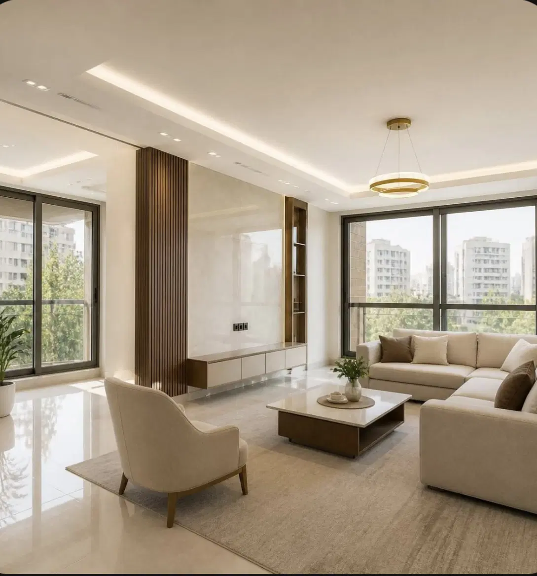 آپارتمان صفر لوکس_۱۳۵متر_دوخواب_صداسیما