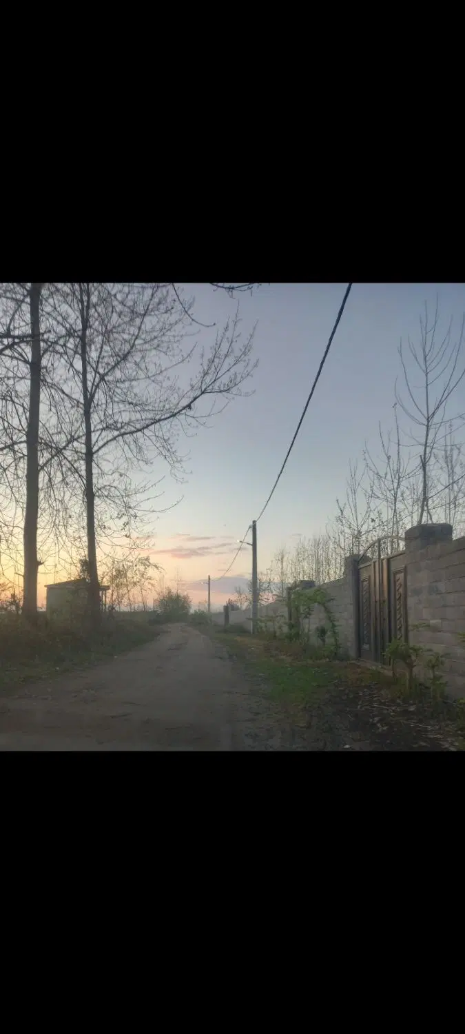 زمین ساحلی ۳۸۶متری شهر چاف