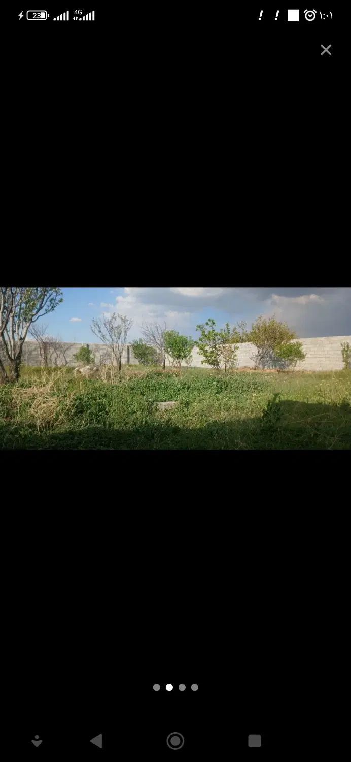 قطعه باغچه حصاری