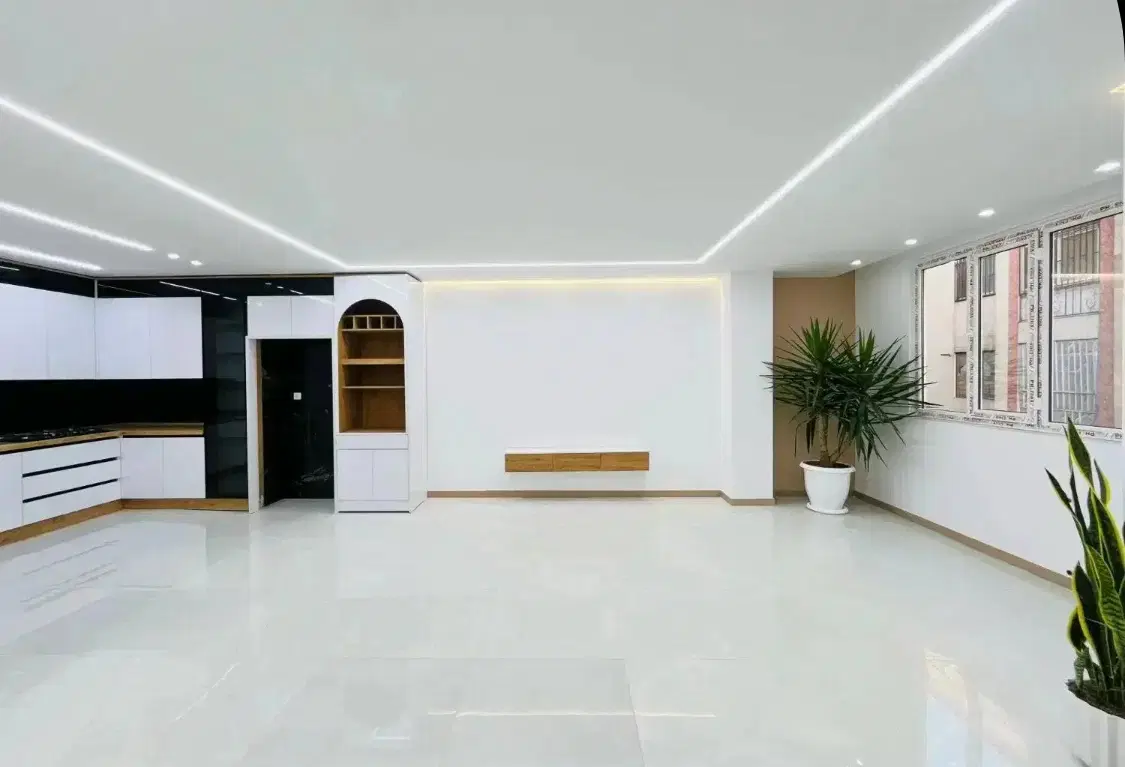 ۶۸متر سالن پرده خور فول دیزاین
