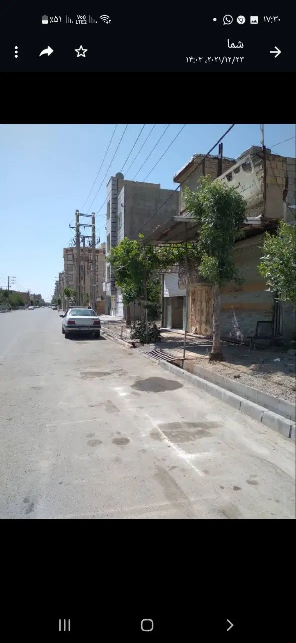 معاوضه ومغازه فروشی ۹۵متر سند دار برق ۳فاز