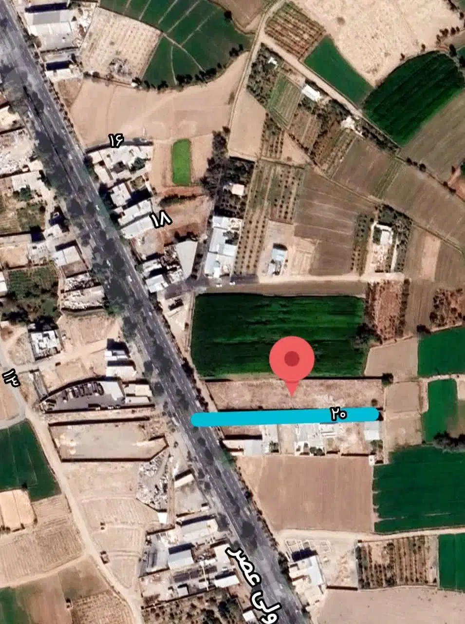 ۴۶۰۰متر زمین  گلپایگان چهاردیواری فروشی