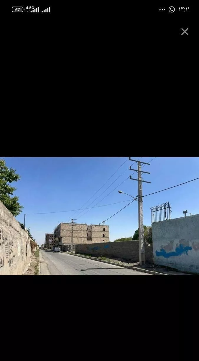 زمین مسکونی ۱۹۰ متری_اطراف همه ساخته شده