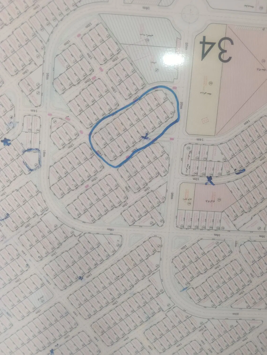 زمین مهرشهر قطعه ۳۴