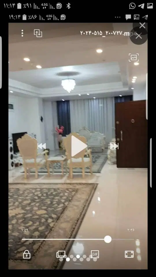 ۱۵۰متر  طبقه سوم دوکله نورگیر  ۳خواب