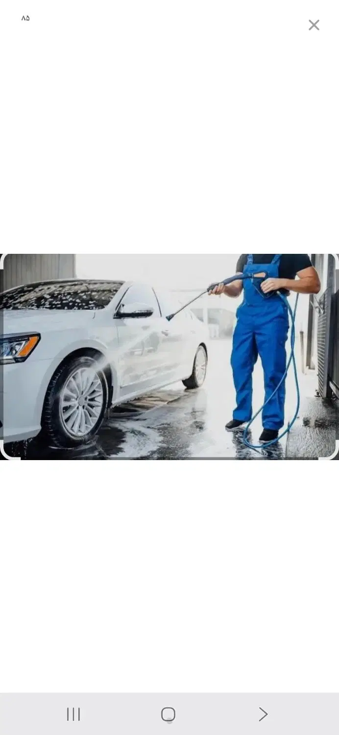اجاره کارواش ۳۰۰مترداخل گاراژخدمات خودرویی