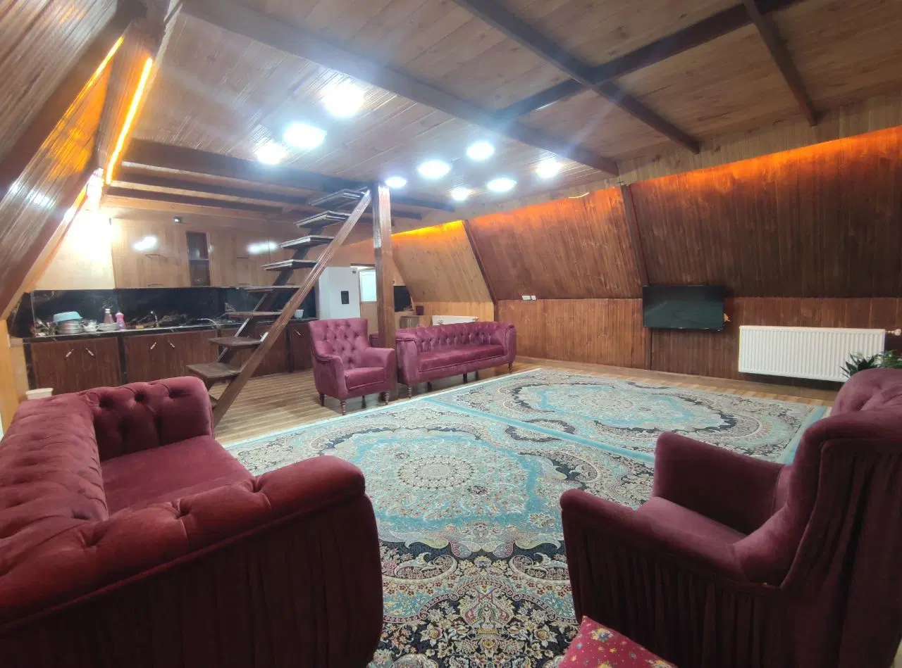 اجاره کلبه سوئیسی فول امکانات تمیز وویلا باغ تالش