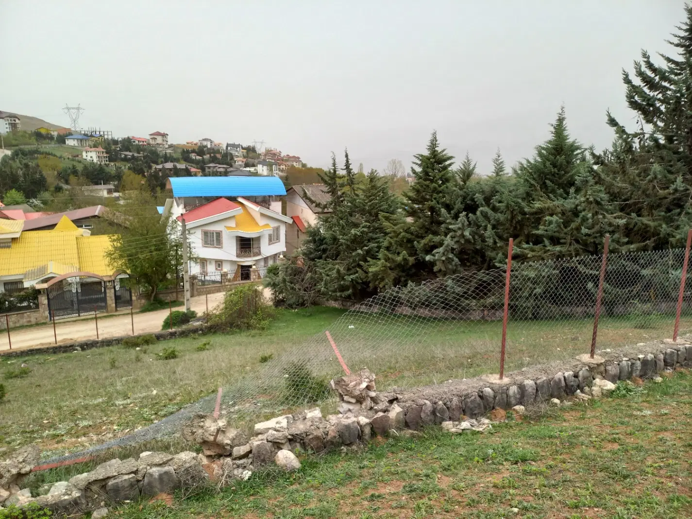 فروش ۵۵۵ متر مربع زمین در بنفشه ده کلاردشت