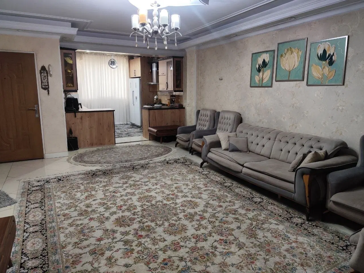 فروش۷۴متری دو خواب اسانسور انباری ط اول مسعودیه