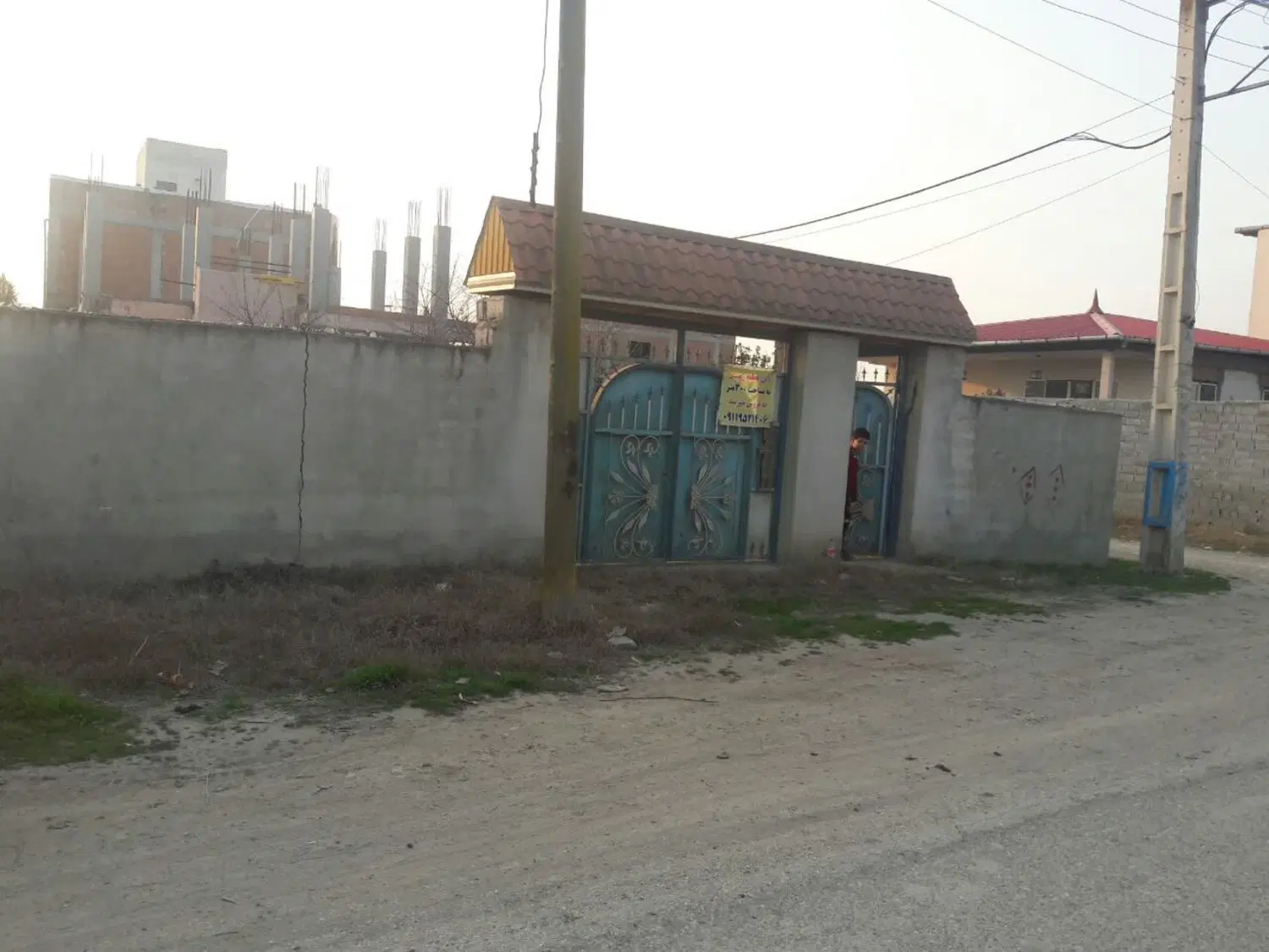 داخل بافت دور دیوار