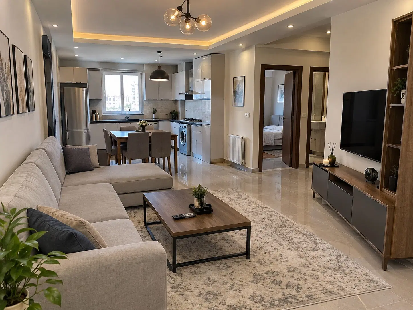 ۹۱متر_نوساز_دو خواب_تاپ لوکیشن