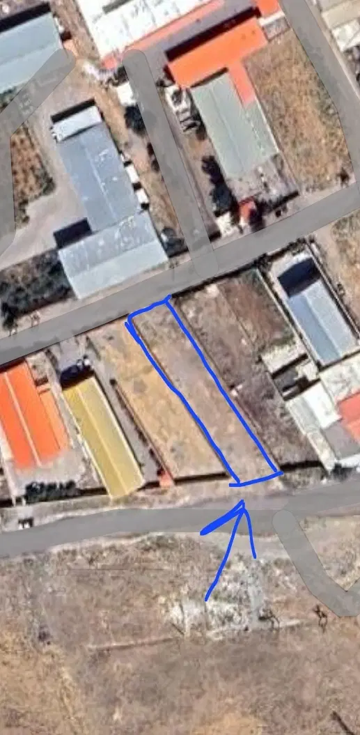 زمین صنعتی  در اول ارپاره درسی کوی صنعتی بابک