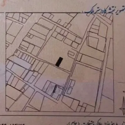 دهملا زمین مسکونی دارای سند تک برگ