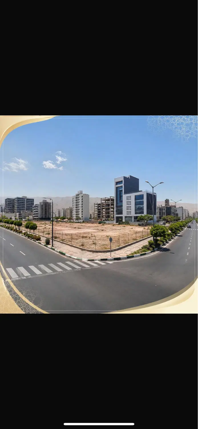 زمین تجاری دو نبش بر بلوار اصلی خان‌زنیان