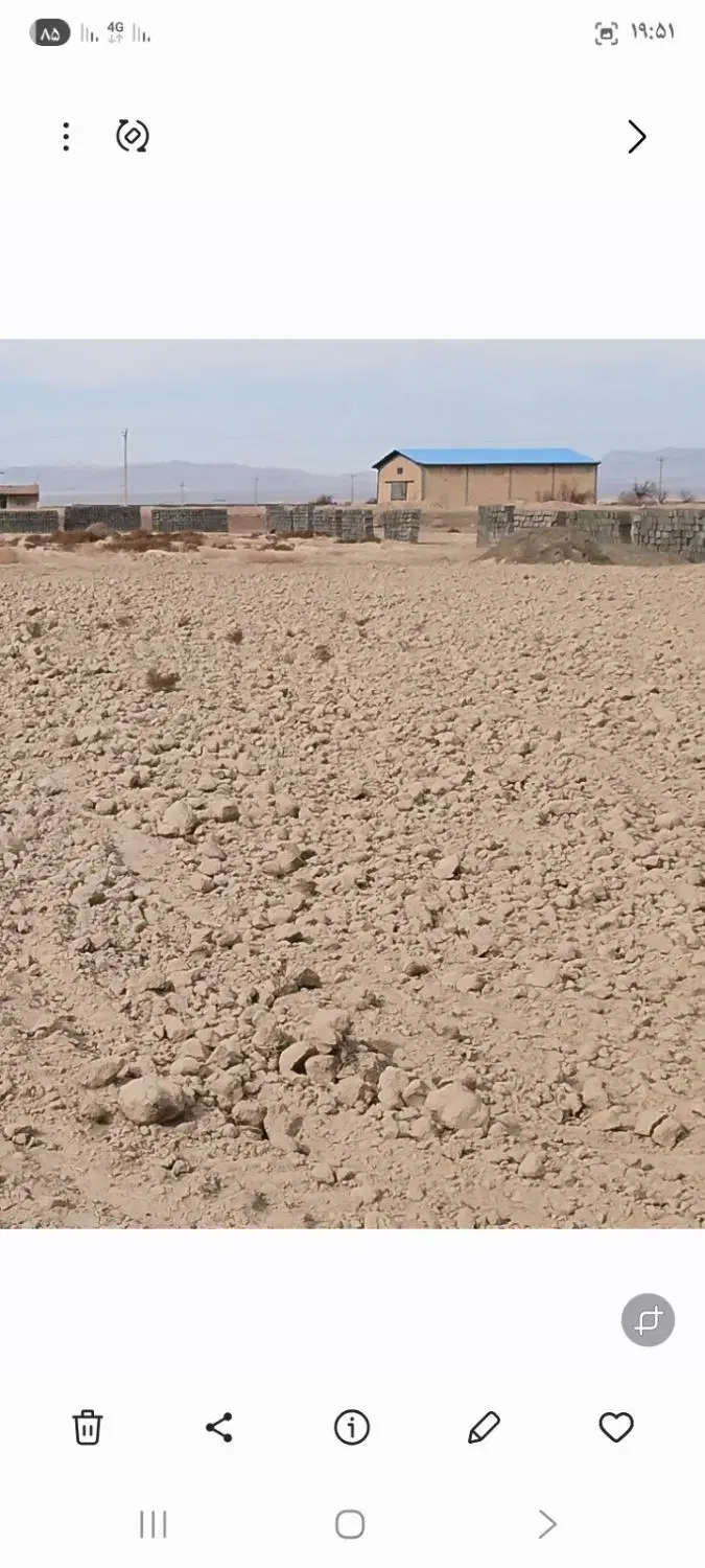 زمین باغی وکشاورزی با یک چاه شش دانگی