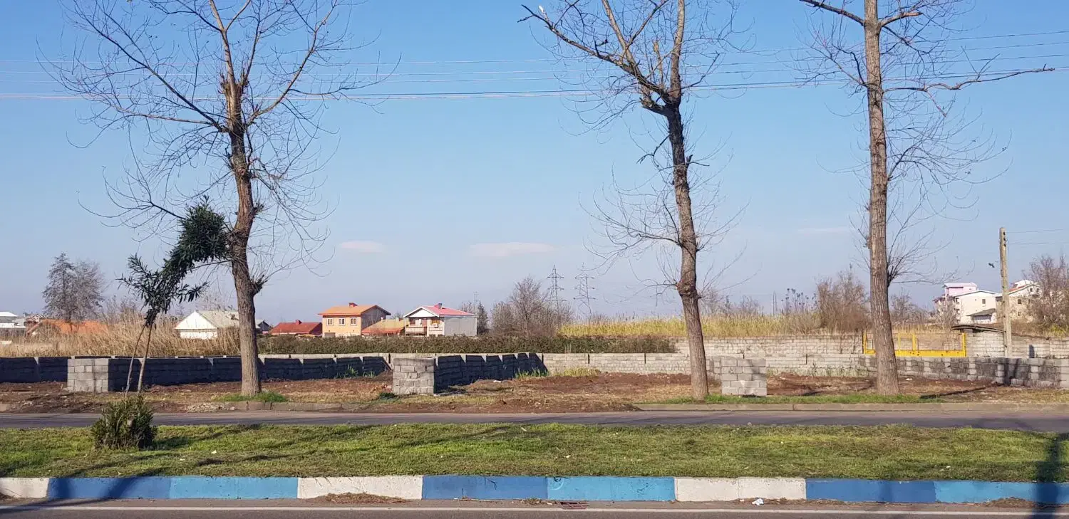 ۸۰۰ مترزمین با بر۲۲متر برکمربندی