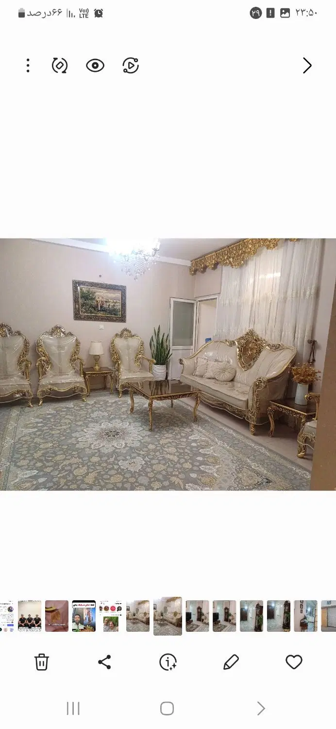 یک واحدآپارتمان۹۵متری واقع درباغ نی