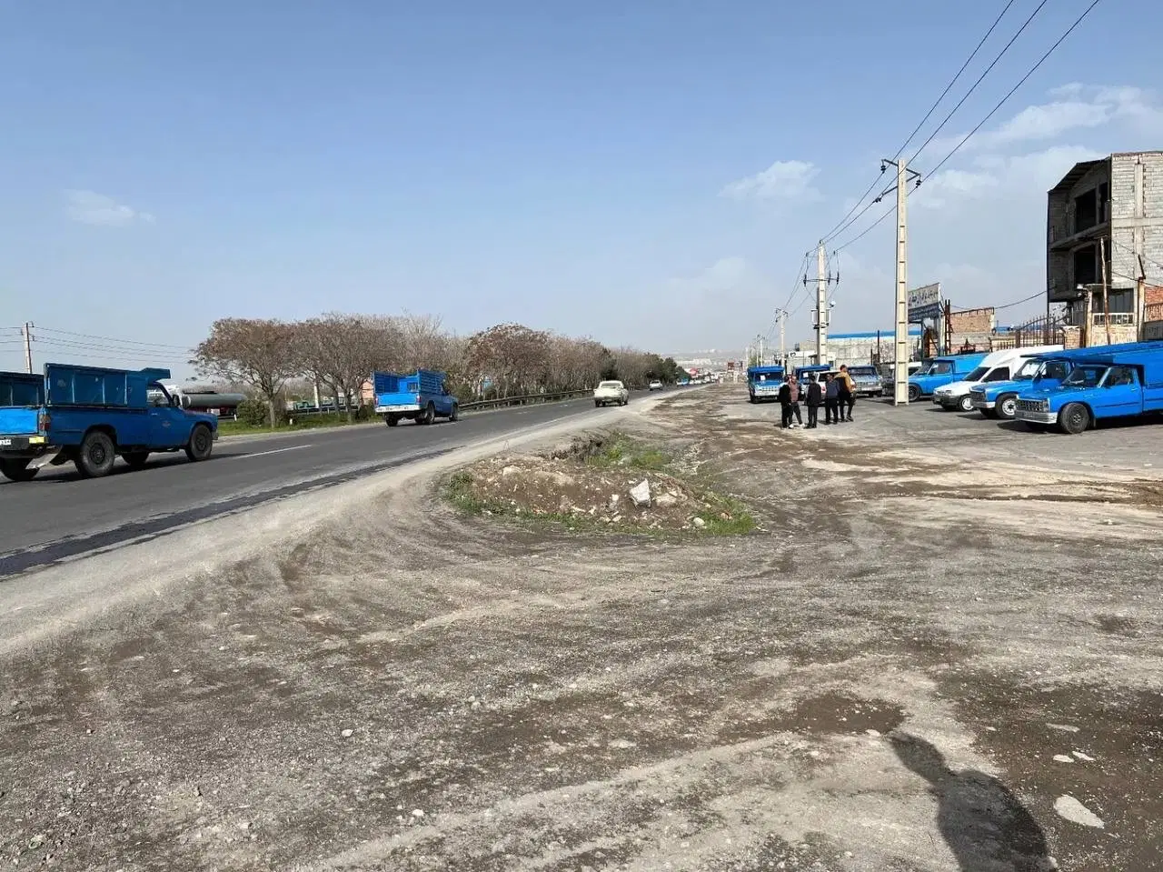 زمین تجاری برجاده ایلخچی