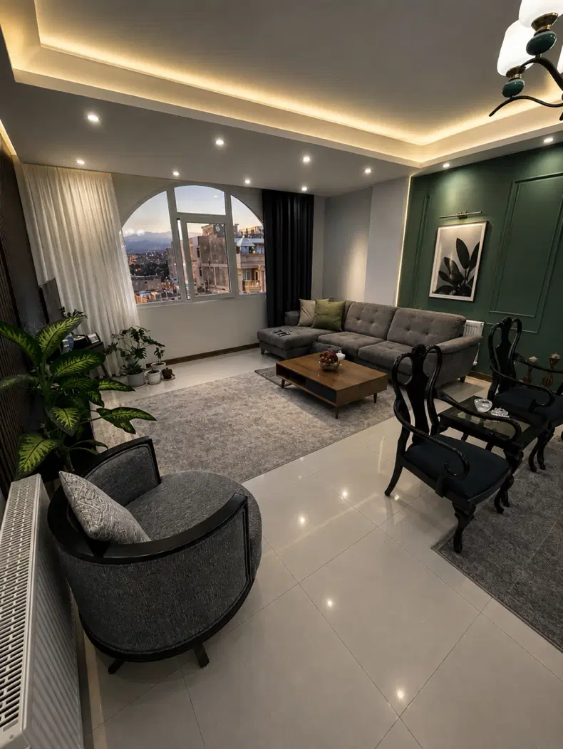 فروش و تهاتر آپارتمان ۱۰۵ متری ۲ خوابه (سنددار)