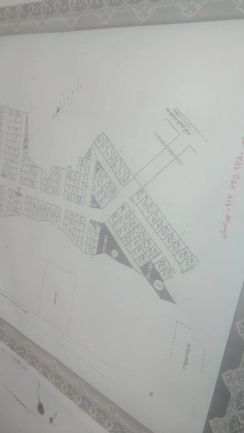 زمین تاکسیرانی کریم اباد ۱۸۰متر