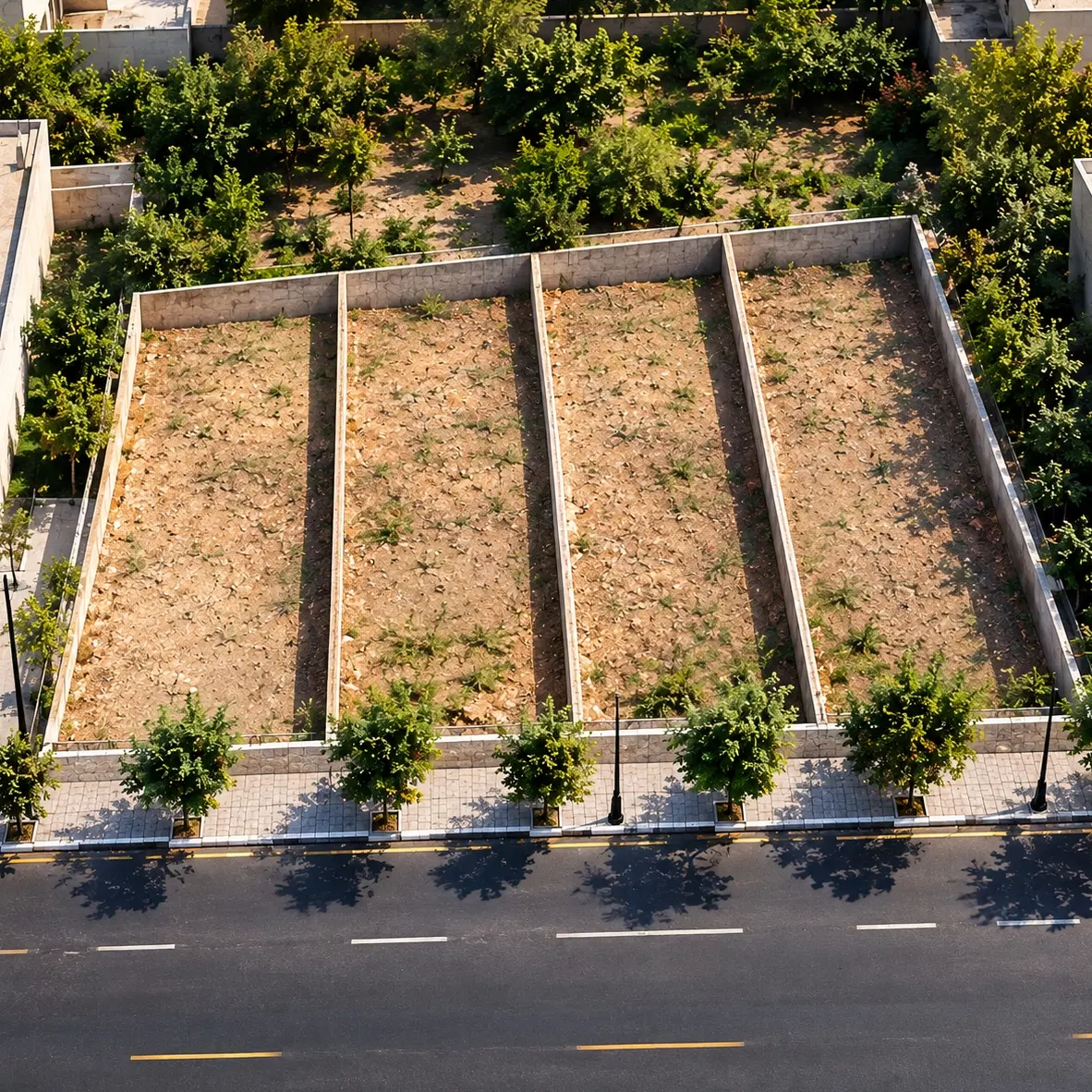 ۴ پلاک زمین تجاری
