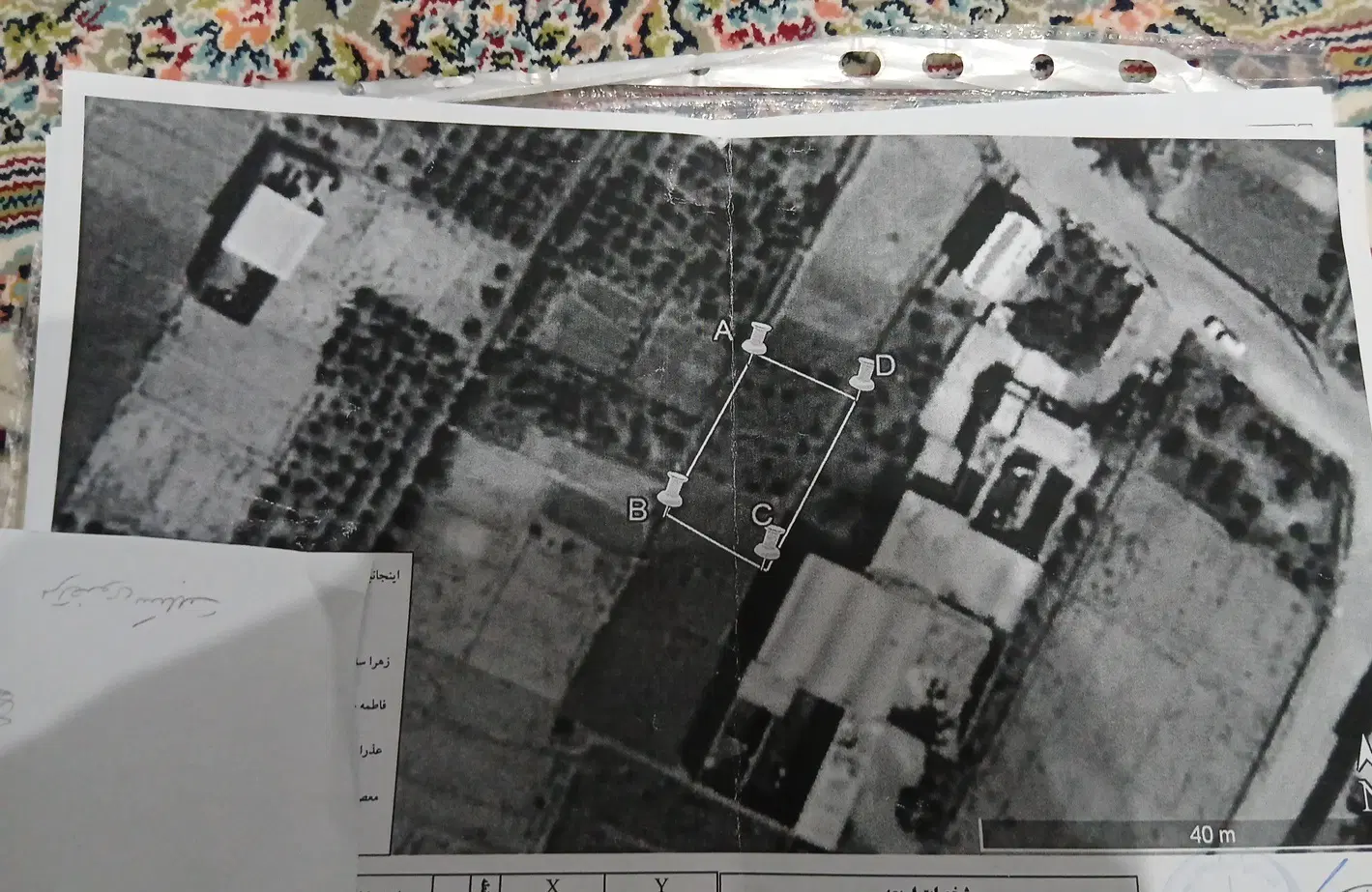 زمین دشتی در مزرعه قاضی ۱۵۳ متر