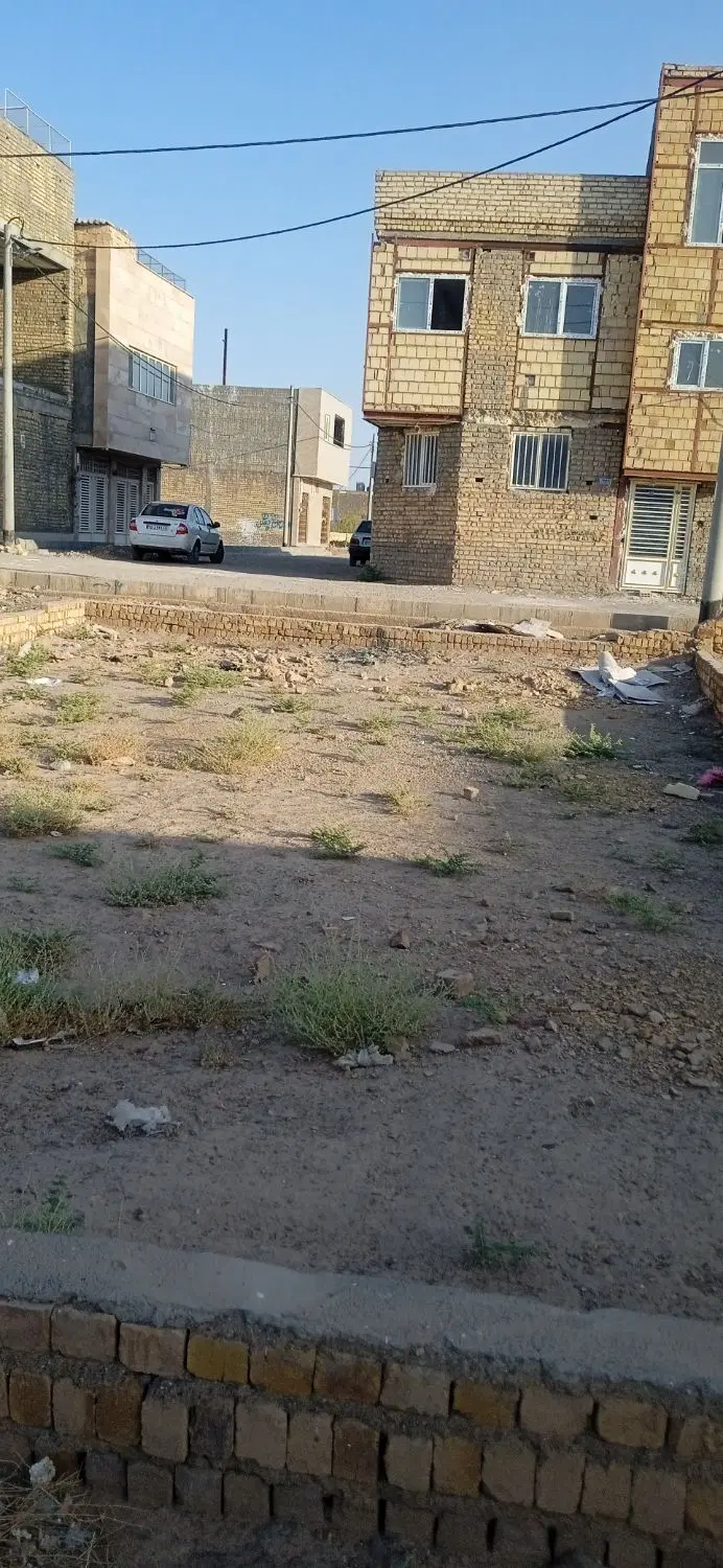 زمین مسکونی پروانه دوطبقه قنوات