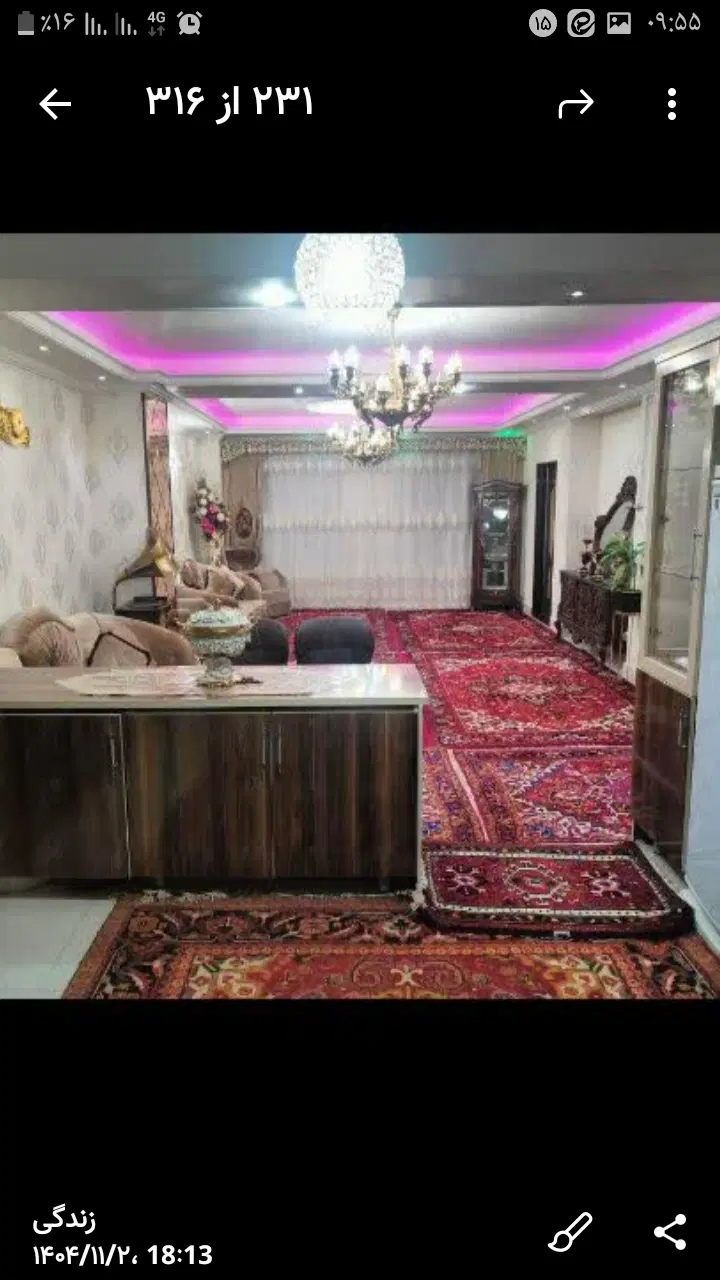 فروش یک باب اپارتمان واقع در خ تربیت گلشهر