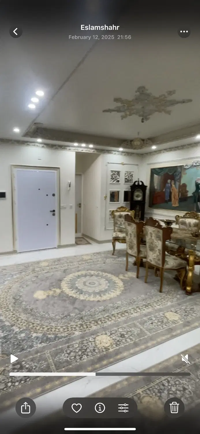 آپارتمان ۱۵۳ متری ۳ خواب در اسلامشهر خیابان کاشانی