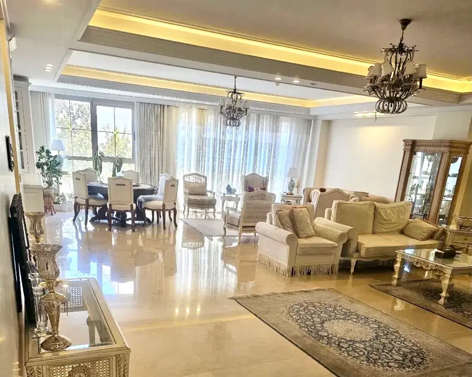 ۱۰۰متر ۲خواب_سالن پرده خور_تراورتن_سازمان برنامه