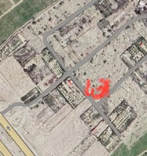 زمین باغی بعد از پلیس راه کنگان