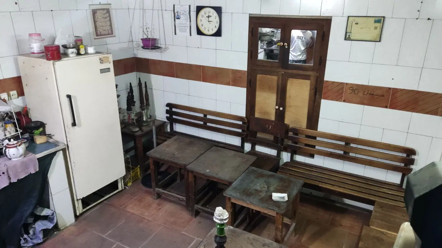 قهوه خانه سنتی در محل سرچشمه