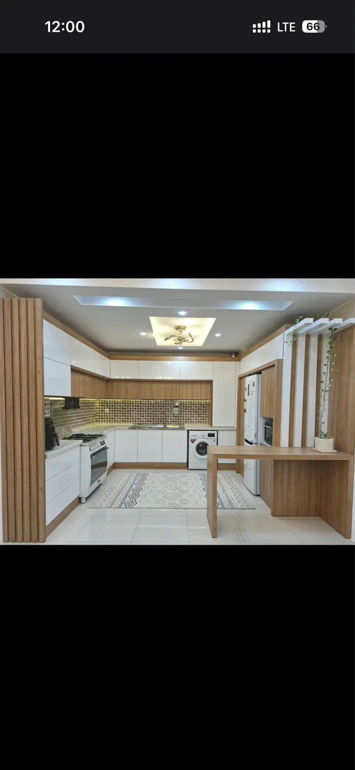 اپارتمان ۱۰۰متر تامین اجتماعی بر اصلی ۲خواب