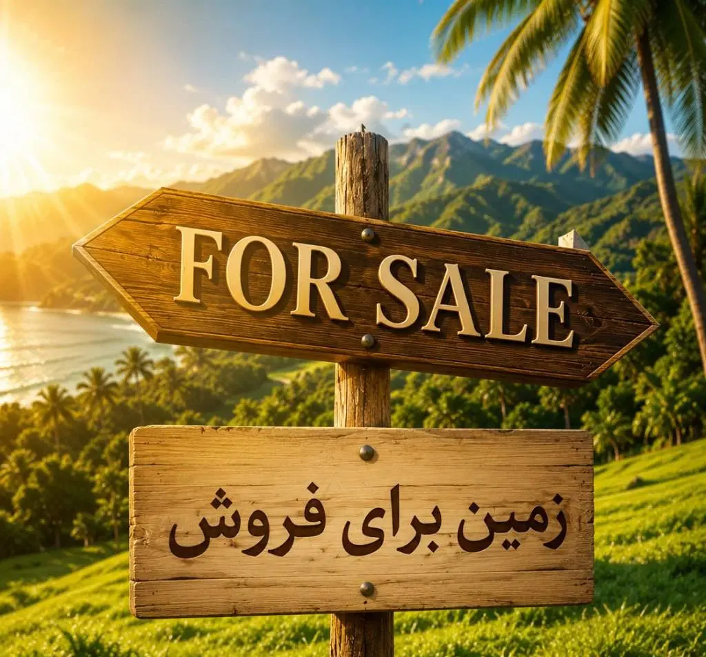 زمین فروشی خیابن هراز کوچه رستمی با قابلیت تهاتر
