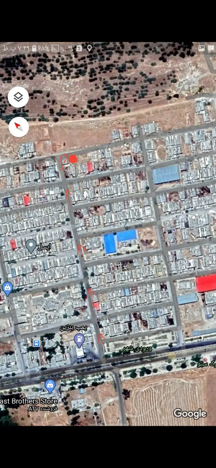 زمین شهرک ولایت کرند غرب