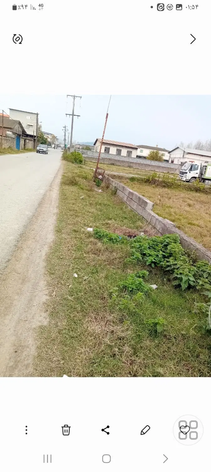 ۲۰۰ متر ملک در وسطی کلا آمل
