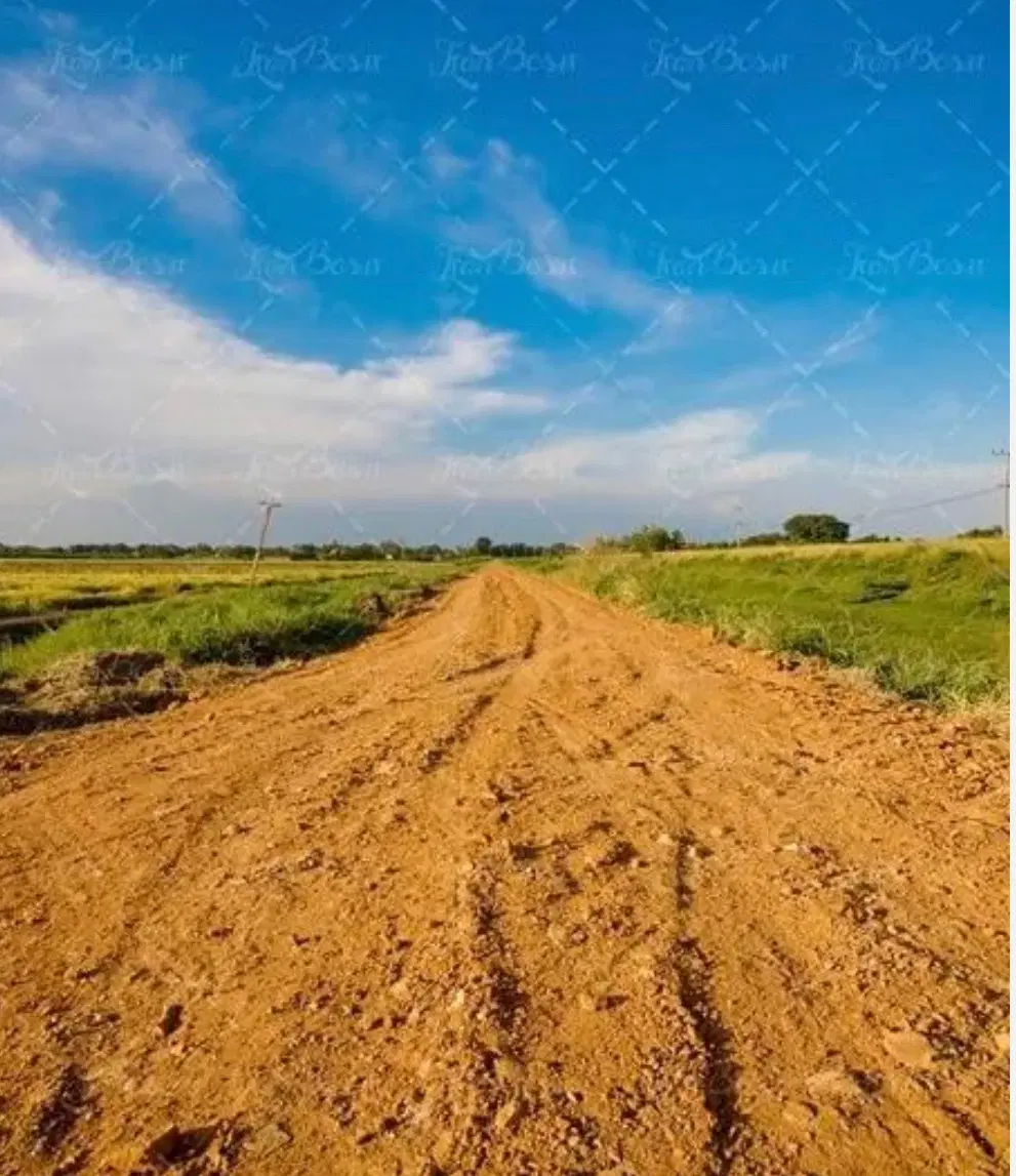 زمین کشاورزی اطراف گرگان حیدراباد چاه مجوزدار