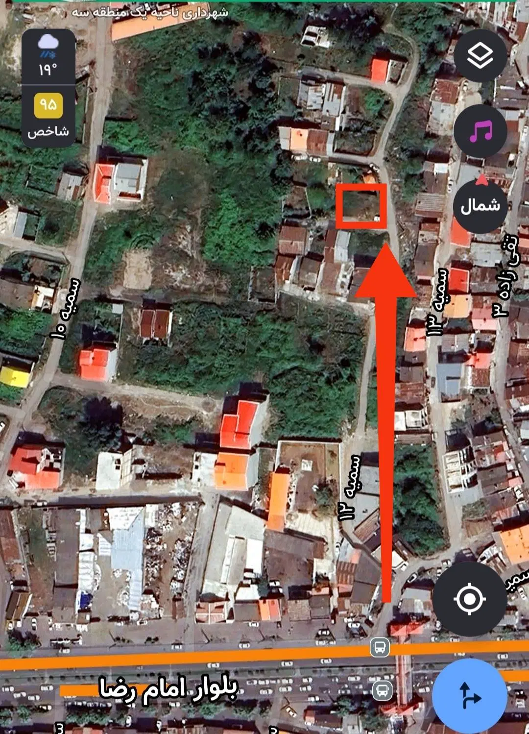 زمین مسکونی اج بیشه سمیه 12