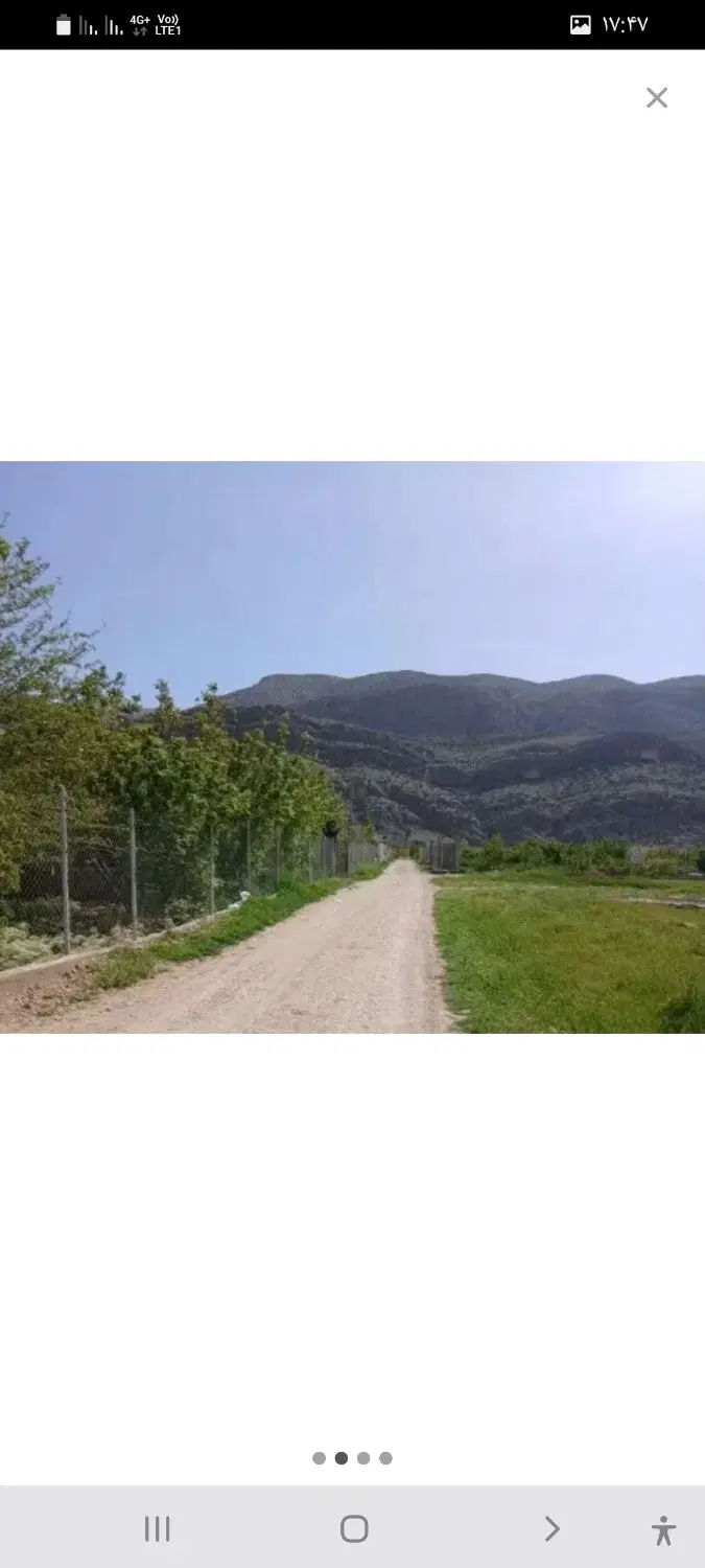 زمین باغشهری انجیره