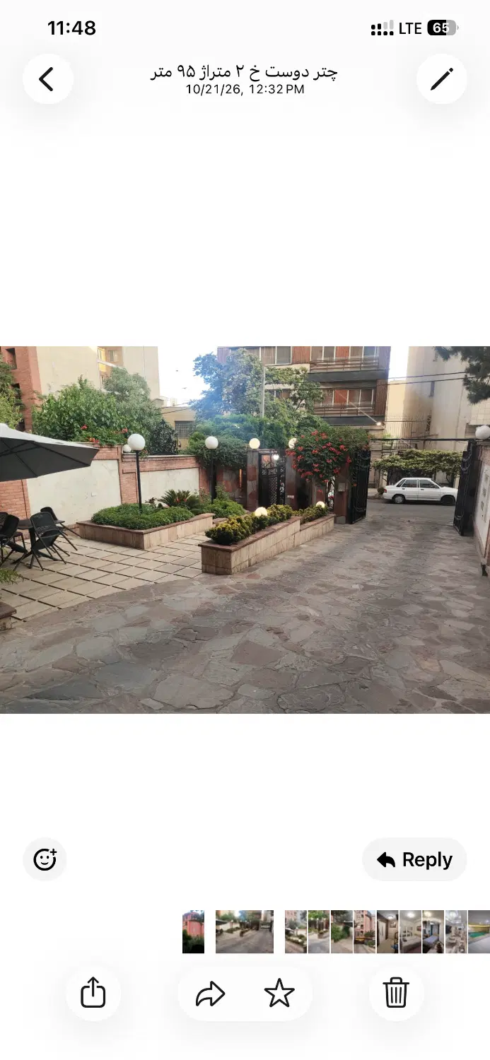 سعادت اباد میدان کاج ۹۴ متر ۲ خواب شیک و دیدنی