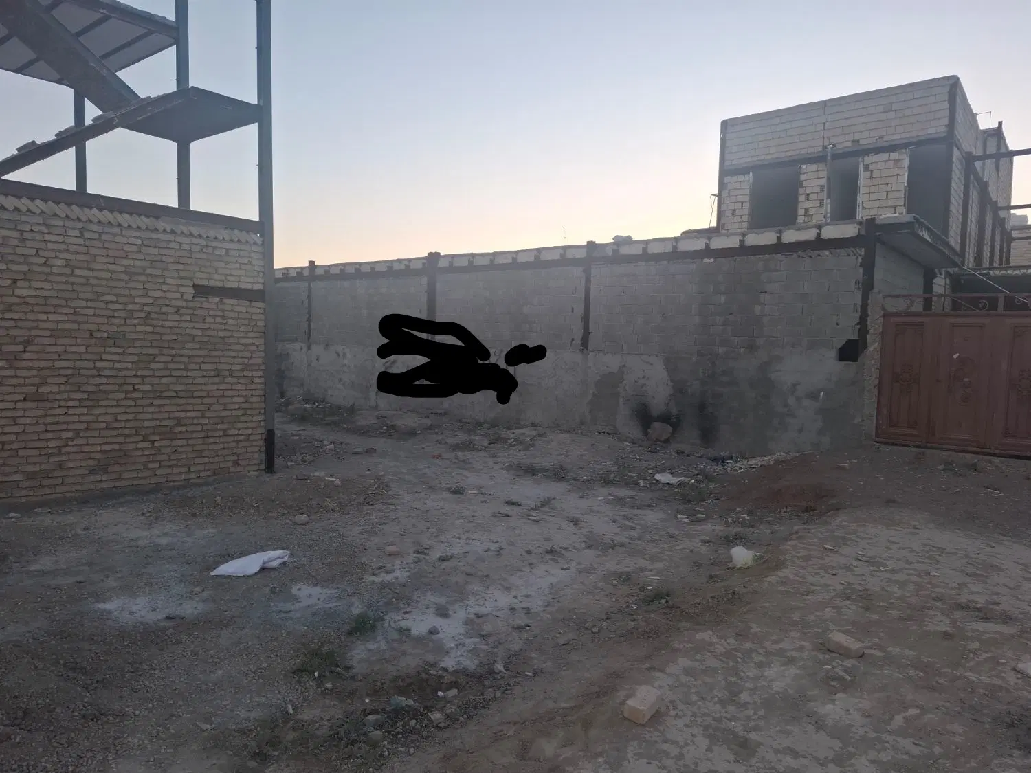 زمین الارد بیت امام دوکله آخر چهارده متری