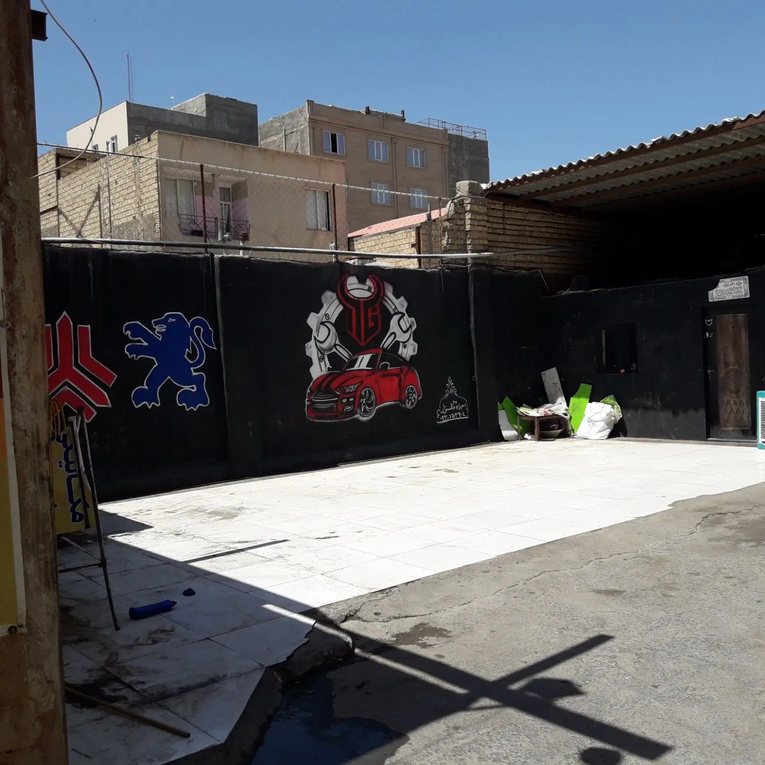 اجاره مغازه مکانیکی یا گاراژ به یک باطری ساز
