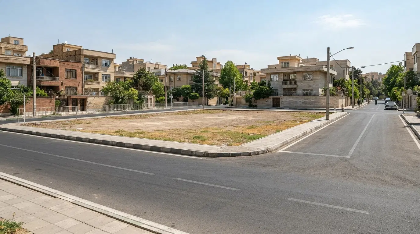 زمین نبش خیابان