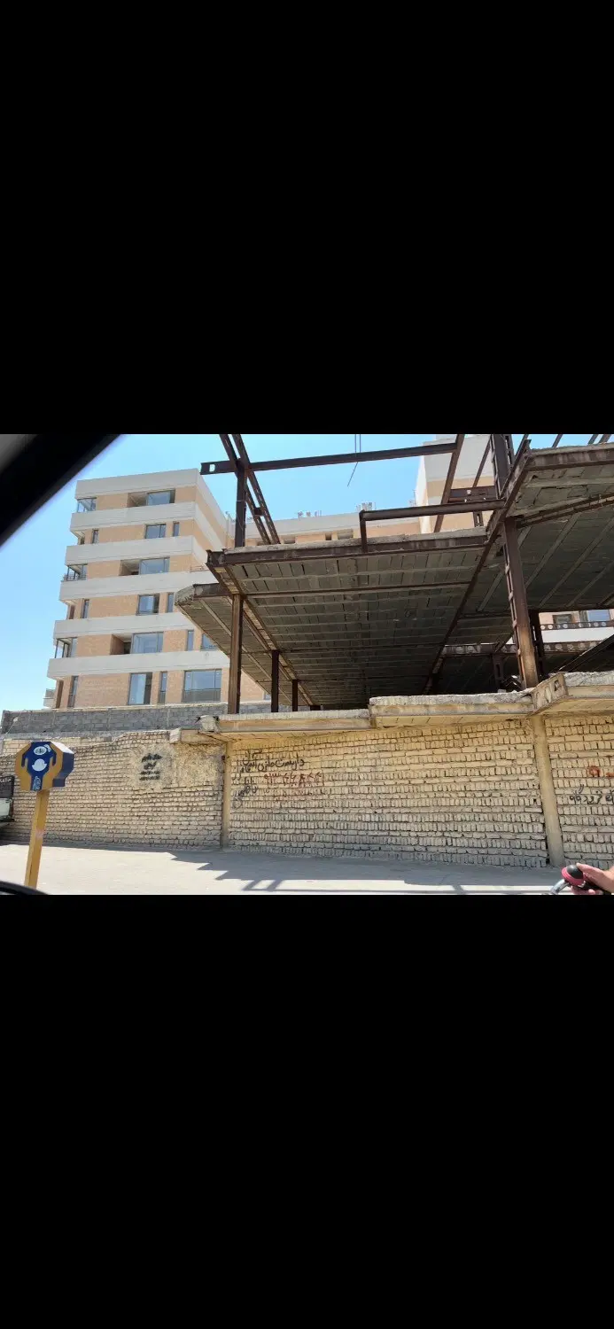 زمین418متری برخیابان پروین جوازتجاری،اداری ومسکونی