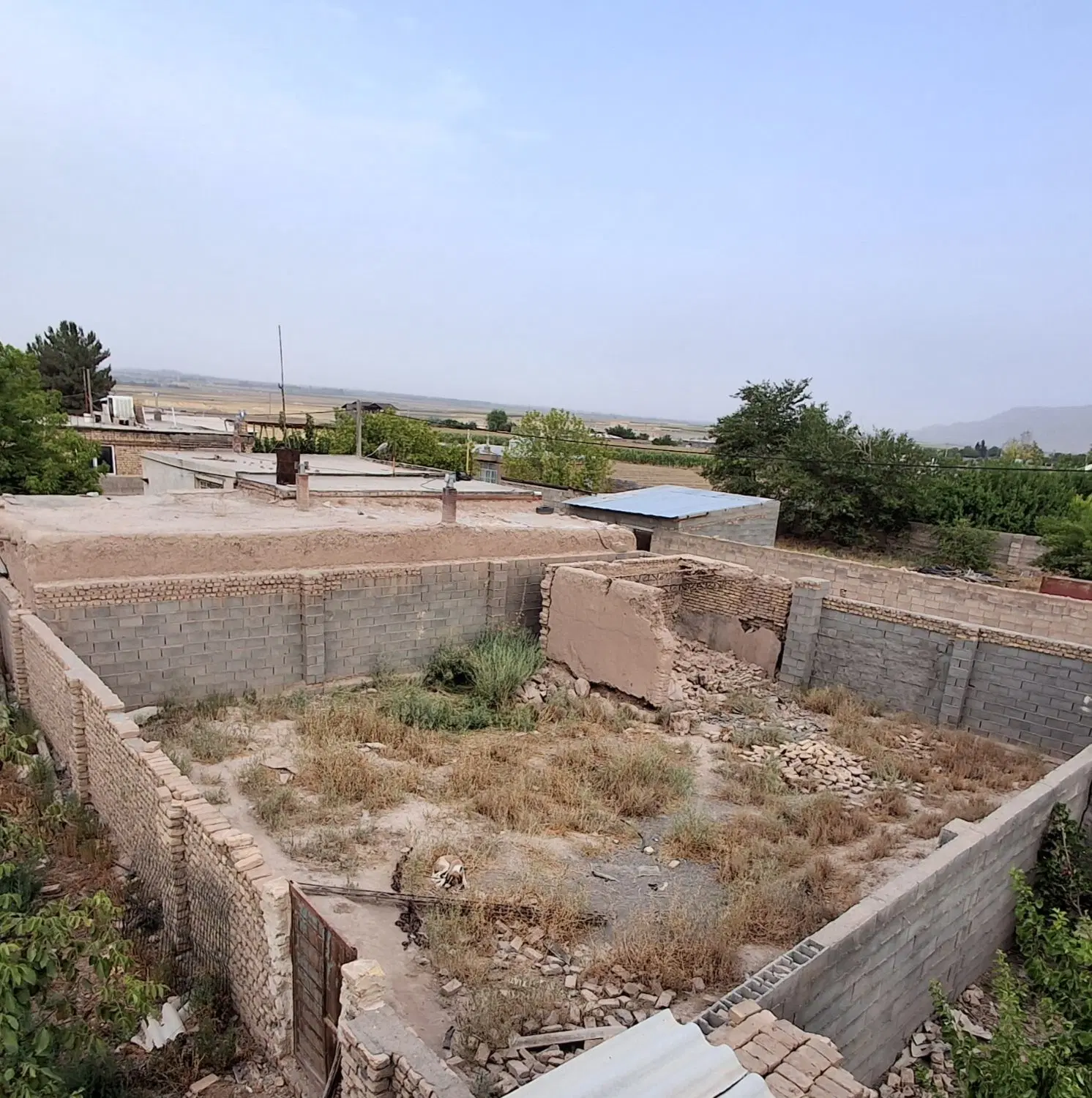 زمین باغی ومسکونی تهاتر