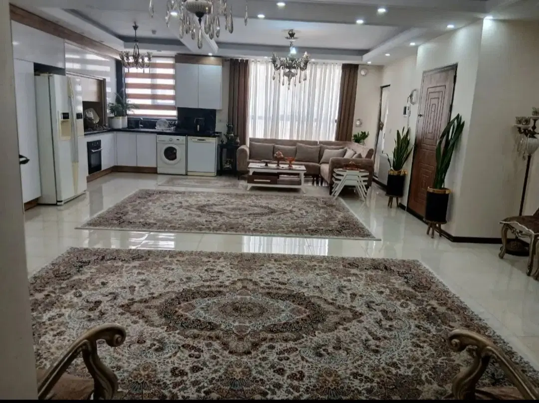 60 متر_ 2 خواب_ خیابان نوری_ سالن پرده خور