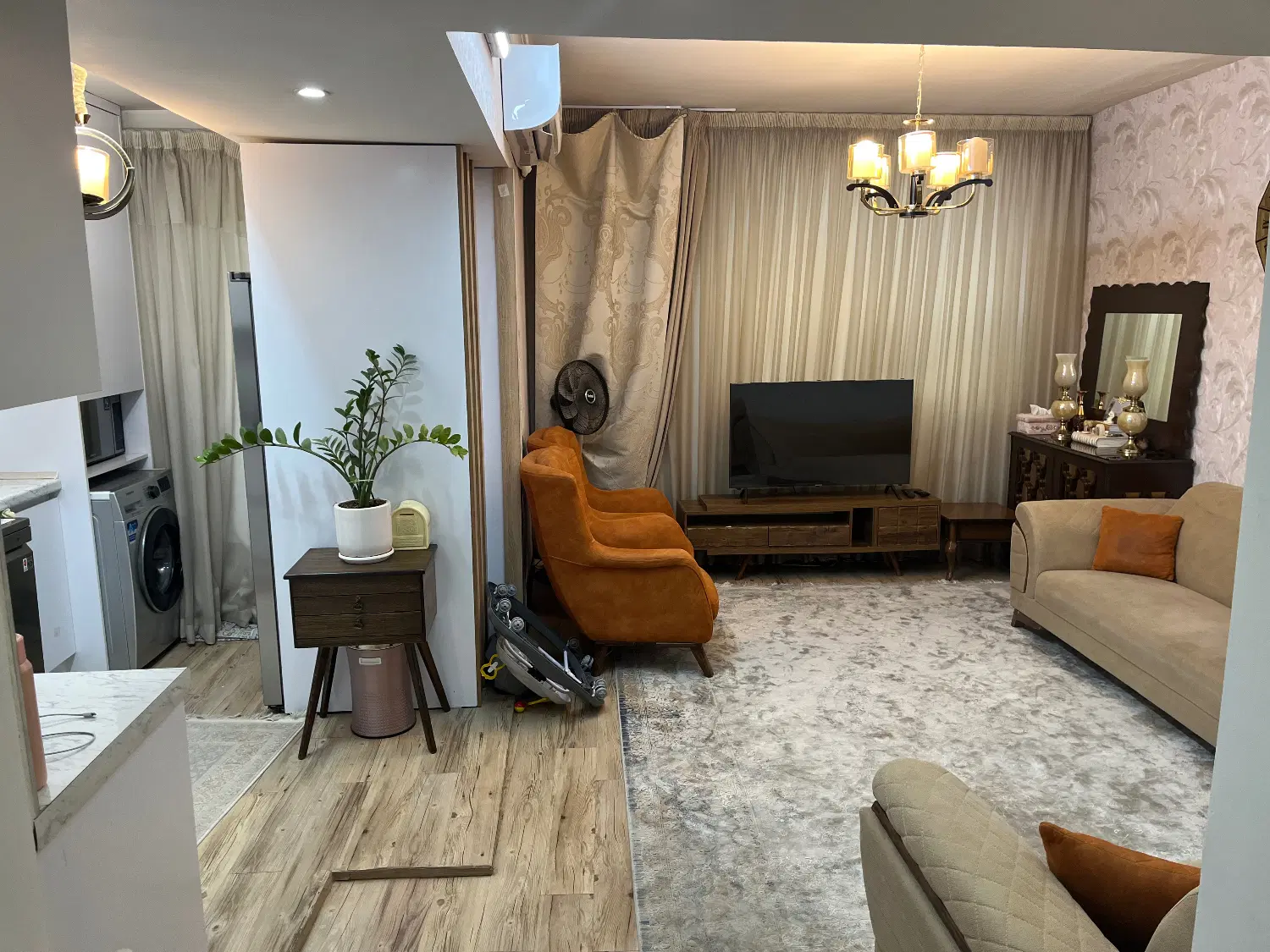 آپارتمان ۸۲متری بازسازی شده
