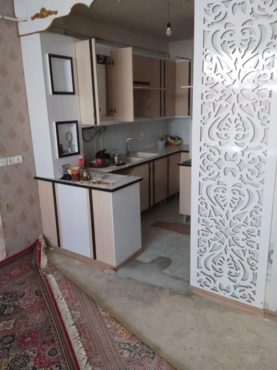 حیاط مسکونی 55 متری در تبریز باغ معروف