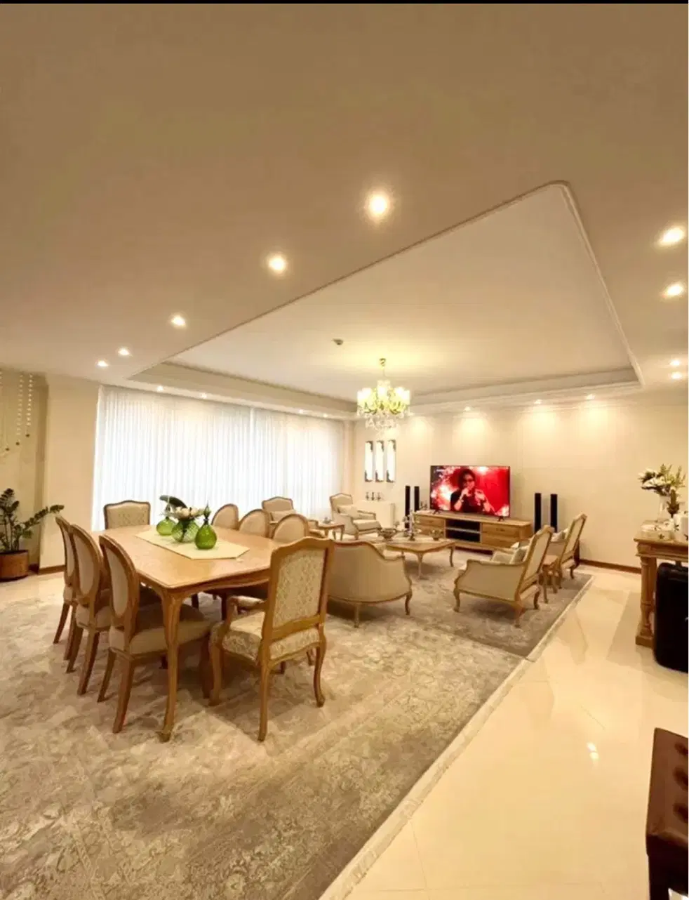 ۱۲۳متر_تاپ لوکیشن_تک واحدی_۷ساله_فلامک شمالی