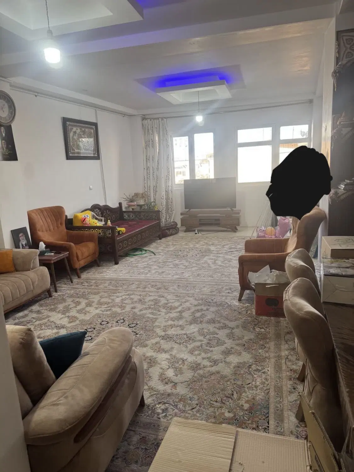 اپارتمان ۱۲۵مترسه خواب نوساز